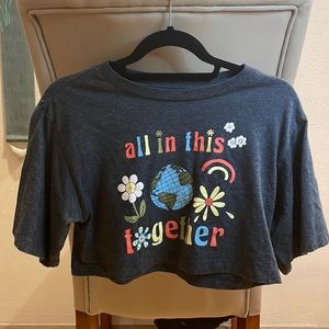 Dark Gray Graphic Tee